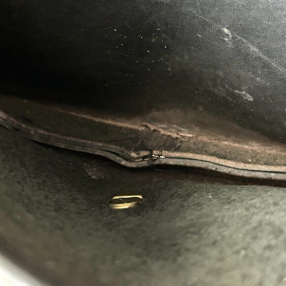 Vintage 1995 Coach Station 5130 Black Crossbody Handle Bag Handcrafted in USA - Picture 10 of 12